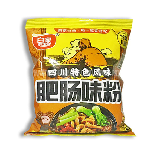 Bai Jia Instant vermicelli Pig Intestine 108G - 白家陈记肥肠粉丝袋装108g