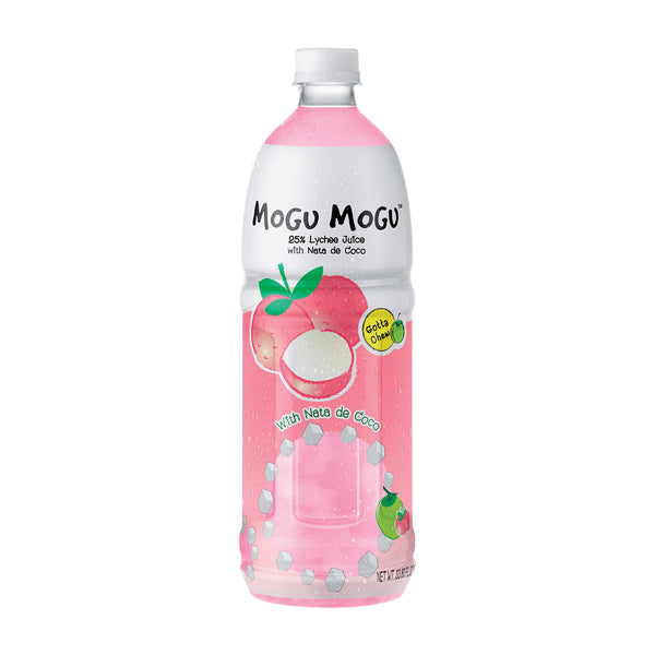 Mogu Mogu Lychee Flavored Drink 1L - MoguMogu椰果飲料-荔枝味 1升