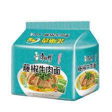 KSF Instant Noodle Pepper Beef 103Gx5- 康师傅藤椒牛肉五连包