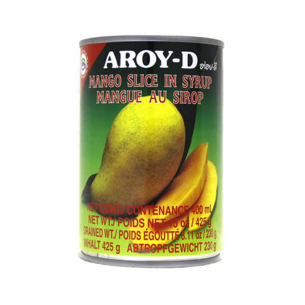 Aroy-D Mango Slice In Syrup 425G - Aroy-D糖水芒果425G