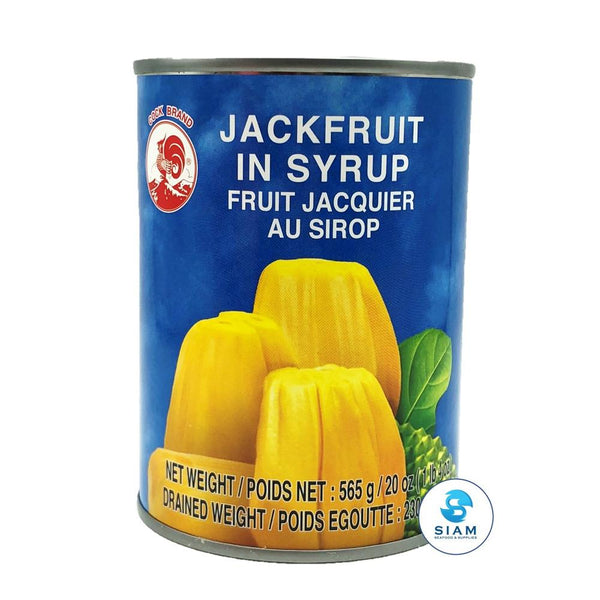 Cock Brand Jackfruit In Syrup 565G - 鸡牌糖水菠萝蜜565G