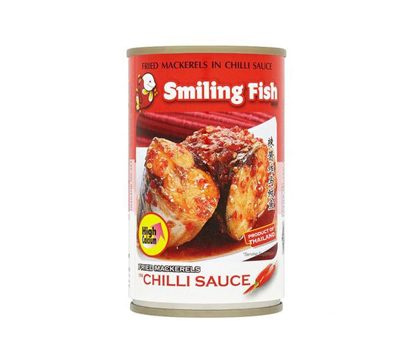 Smiling Fish Fried Mackerels in Chili Sauce 155G - SF香辣马友鱼罐头155G