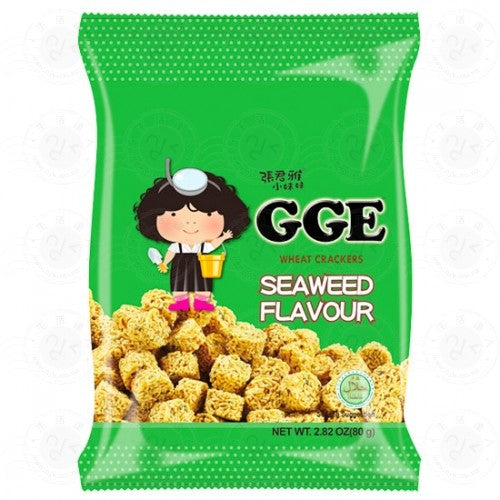 GGE Snack Noodle Seaweed Flav 80G - 张君雅五香海苔休闲丸子80g