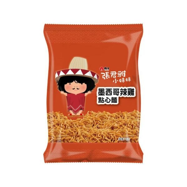 GGE Snack Noodle Mexican Spicy 80G - 张君雅墨西哥辣鸡点心面80g