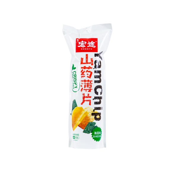 HT Yam Chip Seaweed 90G - 宏途山药薄片海苔味90g