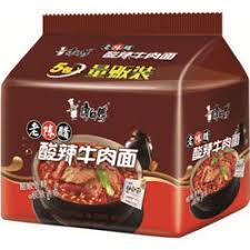 KSF Instant Noodle Vingear Beef 105Gx5 - 康师傅陈醋牛肉五连包