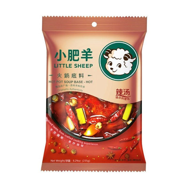 Little Sheep Hot Pot Seasoning (Spicy) 235G - 小肥羊辣汤火锅底料235G
