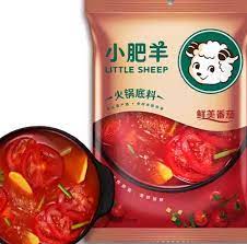 Little Sheep Hot Pot Soup Base Seasoning - Tomato 200G - 小肥羊番茄火锅底料200G
