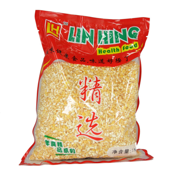 Lin Hing Corn Flaking Grits 1Kg (150) - 年兴玉米粗粒1Kg