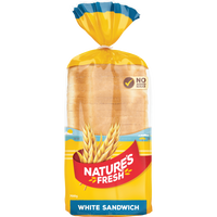 Nature's Fresh White Sandwich Bread 700G - 白吐司片700G