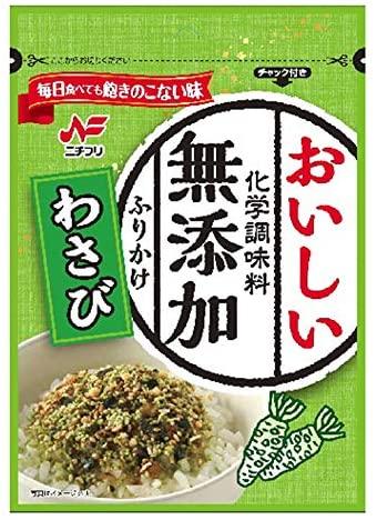 Nichifuri Mutenka Furikake Wasabi 25g - 日本 无添加海苔芥末拌饭料25克