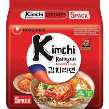 Nongshim Kimchi Ramyun Noodle 120Gx5 - 农心辣白菜面五连包