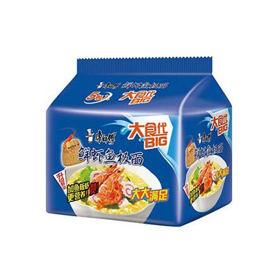 KSF Instant Noodle Shrimp 105Gx5 - 康师傅鲜虾鱼板面五连包