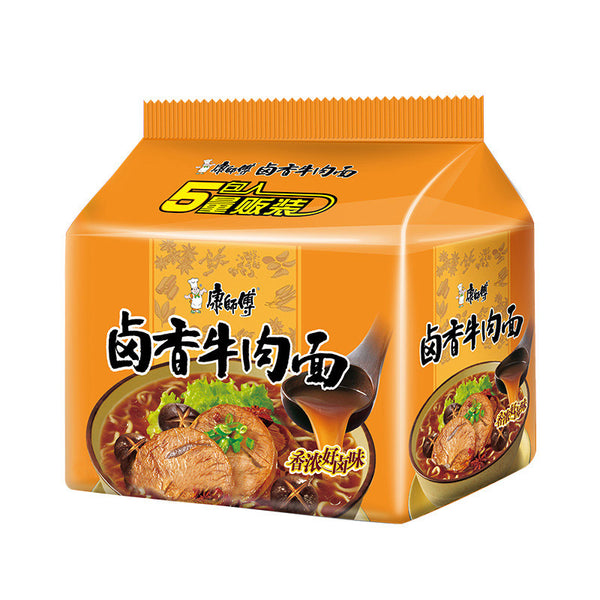 KSF Instant Noodle Marinated Spice 105Gx5 - 康师傅卤香牛肉面五连包