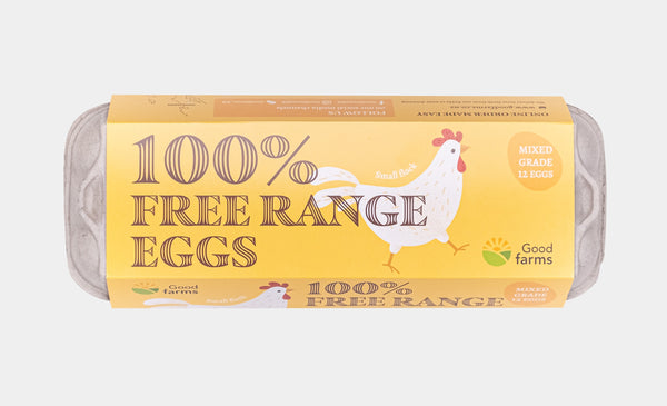 Good Farms Free Range Chicken Egg 12 - 好农场走地鸡蛋12只装