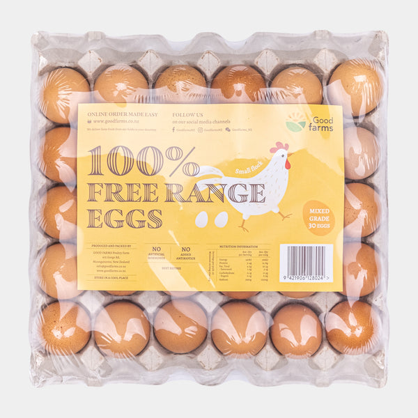 Good Farms Free Range Chicken Egg 30Pcs - 好农场走地鸡蛋30只装