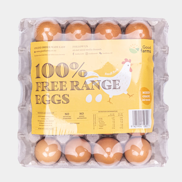 Good Farms 20Pcs Free Range Chicken Egg - 好农场走地鸡蛋20只装