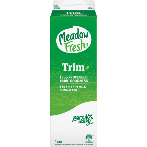 Meadowfresh Trim Milk 1L - MF脱脂牛奶1L