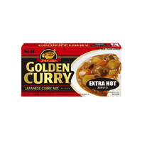 S&B Golden Curry Sauce Mix-Extra Hot 220g - S&B 咖喱酱-加辣味 220克