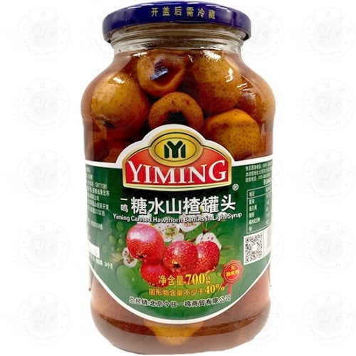 Yi Ming Brand Chinese Hawthorn In Syrup 700G - 一鸣山楂罐头700G