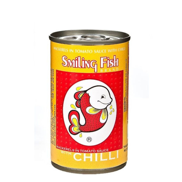 Smiling Fish Mackerel In Tomato with Chili - SF香辣番茄马友鱼罐头155G