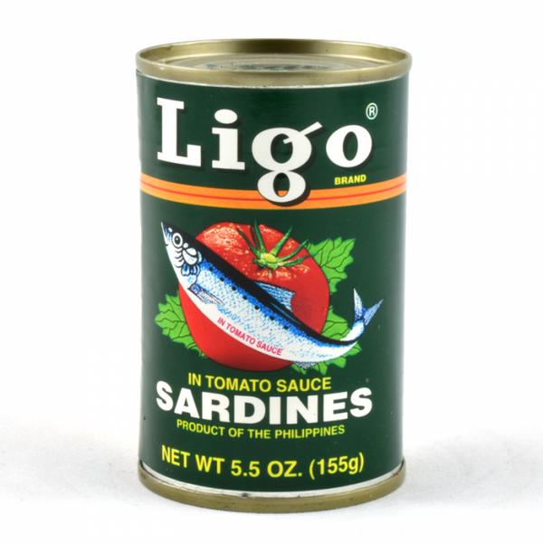 Ligo Sardine Tomato Sau Green 155G - 番茄沙丁鱼155G