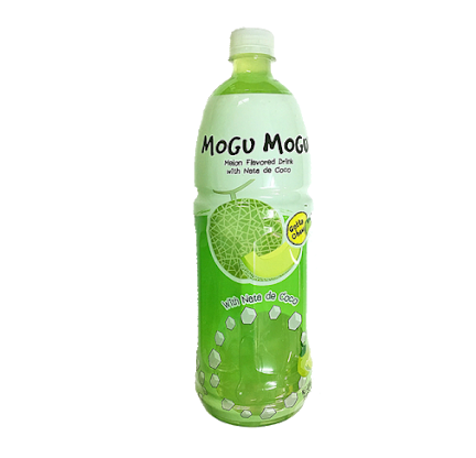 MOGUMOGU MELON 1L - 蜜瓜味椰果飲料 1升