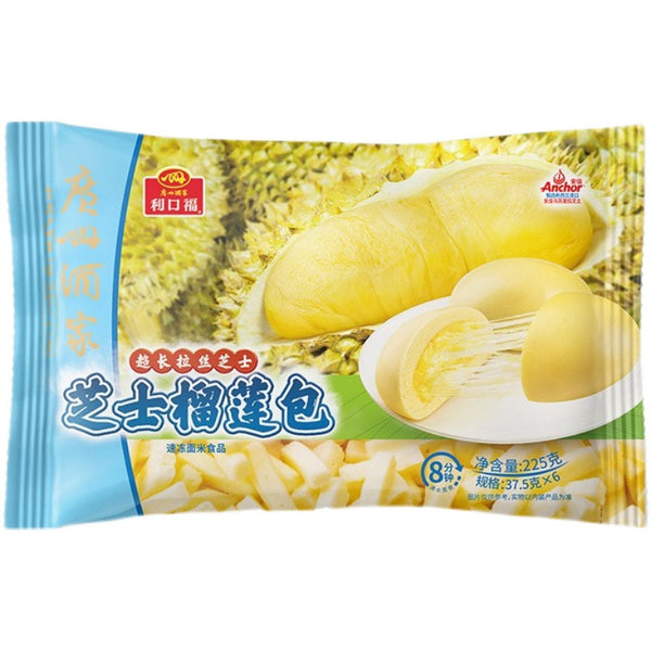 LKF  Bun Durian Flav 225g - 利口福芝士榴莲包 225g